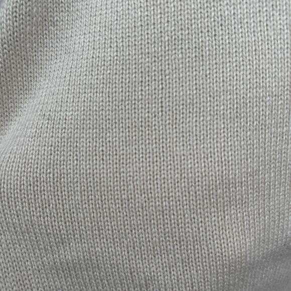 Vintage Y2K Jones NY Cashmere Silk Vest M Ivory Academia Soft - Picture 5 of 6